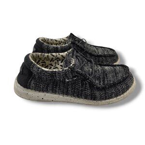 Hey Dude Wally Youth Shoes Child 13‎ Sox Skater Black